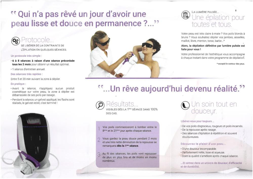 pilation lumière pulsée Pierrevert