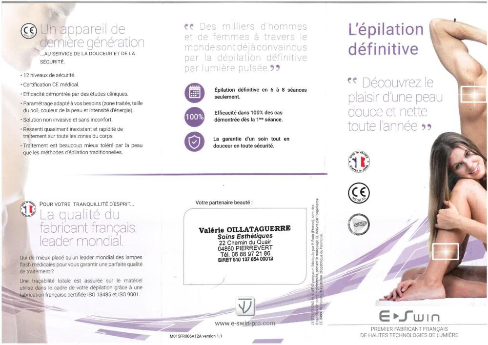 Epilation lumière pulsée
