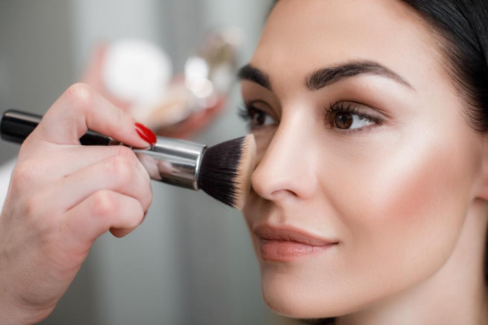 Séance de maquillage